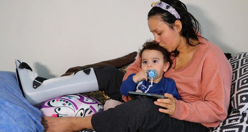 Depremzede Ayşenur, depremde kaybolan bebeğiyle 27 gün sonra buluştu