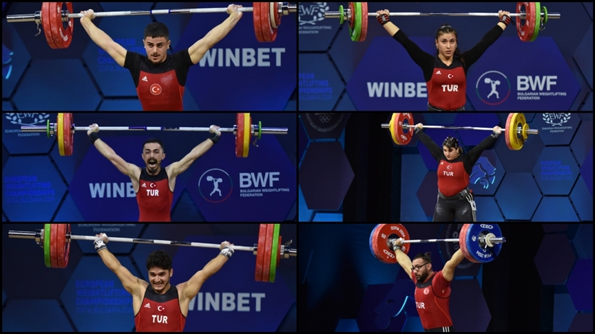 Avrupa Halter Şampiyonası’nda 24 madalya kazanan Türkiye, çıtayı yükseltiyor