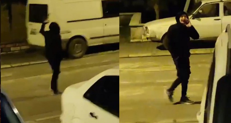 Komşularını bağırarak sahura kaldırdı