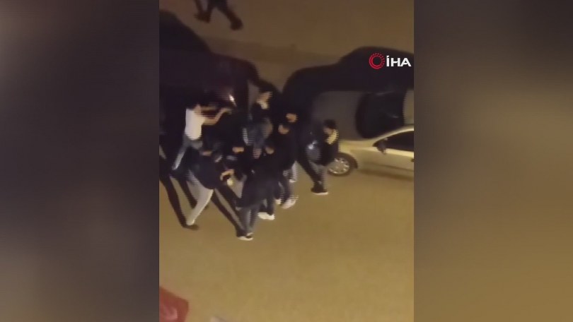 Başkentte sokakta yumruklar konuştu