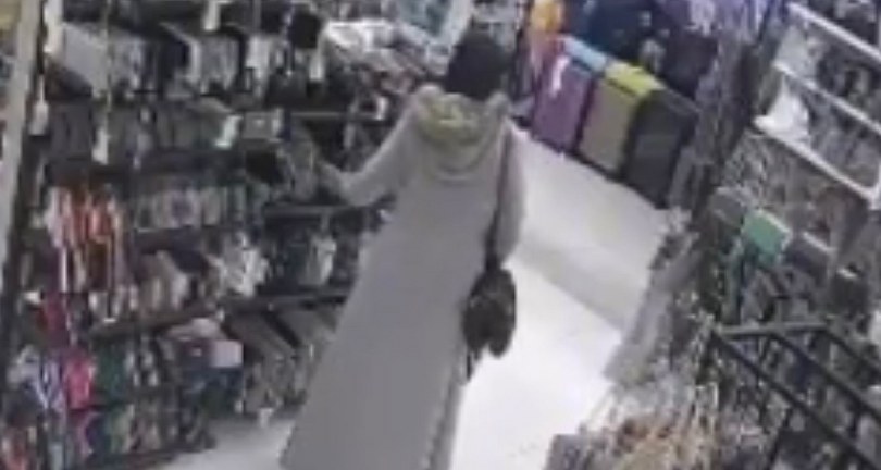 Gözüne kestirdiği çantaları çalıp kaçtı