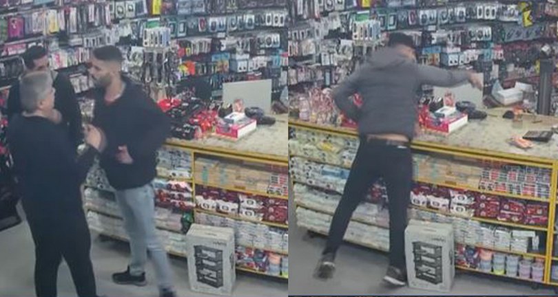 Husumetlisine böyle kurşun yağdırdı