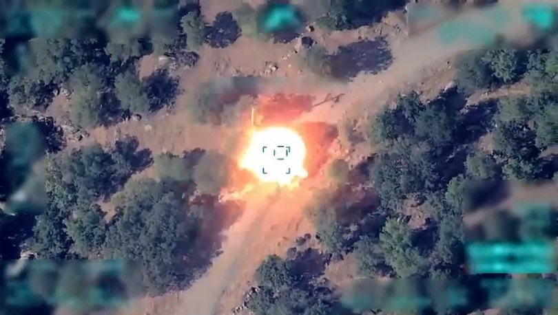 MİT, terörist ,Rojda Bilen, i etkisiz hale getirdiği anların görüntüsü paylaşıldı