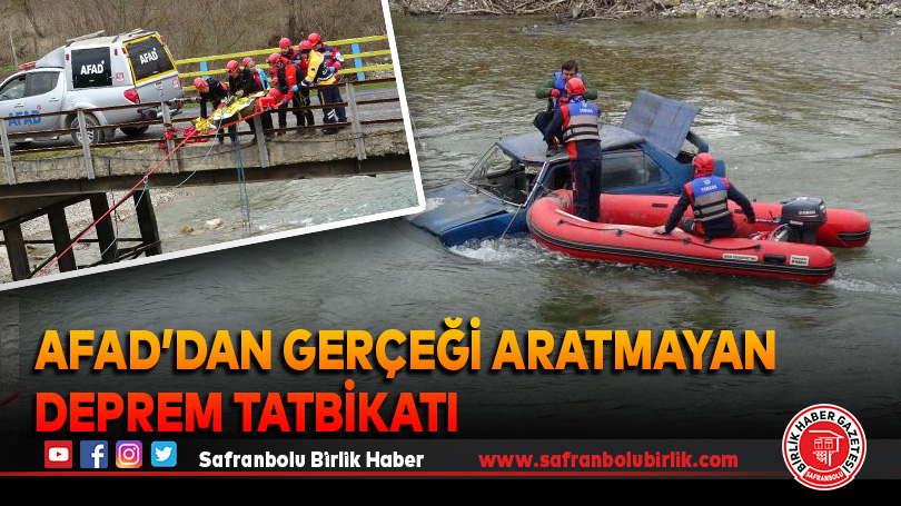 AFAD’dan gerçeği aratmayan deprem tatbikatı