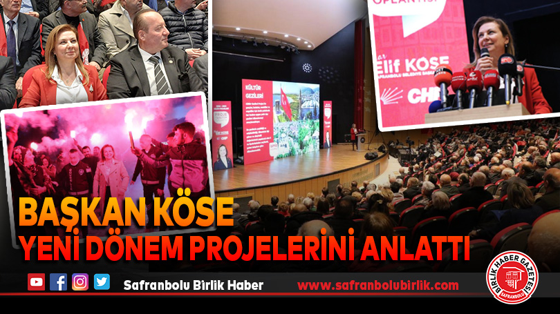 Başkan Köse yeni dönem projelerini anlattı