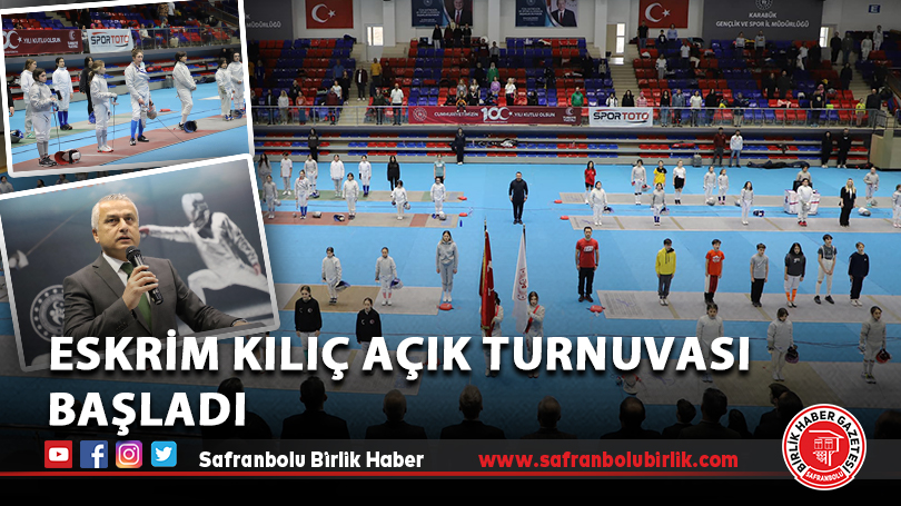 Eskrim Kılıç Açık Turnuvası başladı