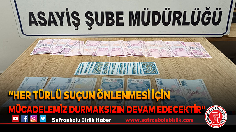 “Her türlü suçun önlenmesi için mücadelemiz durmaksızın devam edecektir”