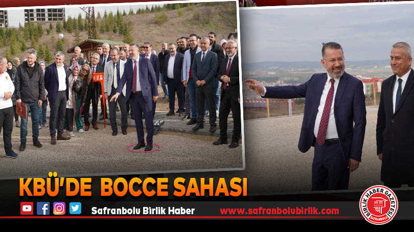 KBÜ’de  Bocce Sahası