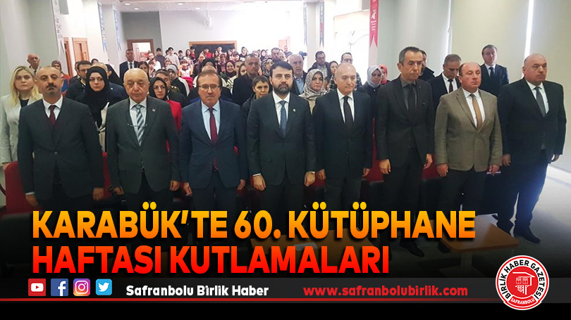 Karabük’te 60. Kütüphane Haftası kutlamaları
