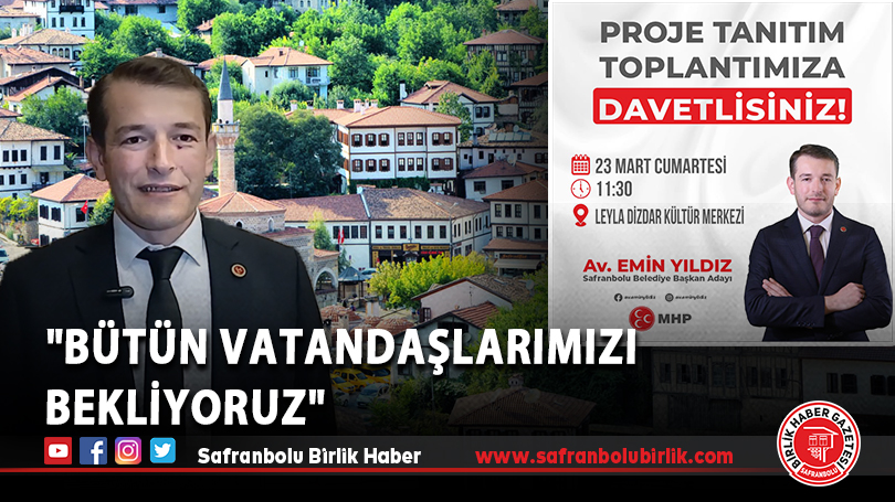 “Bütün vatandaşlarımızı bekliyoruz”