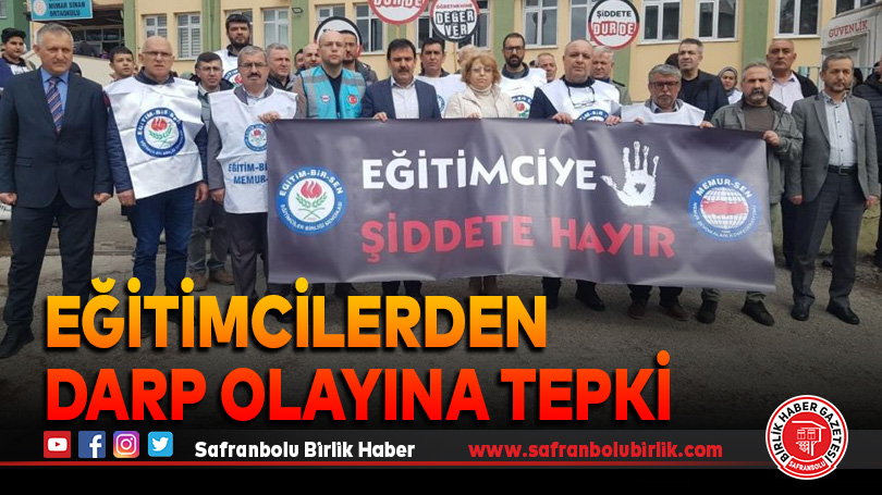 Öğretmen ve öğrencisine darp