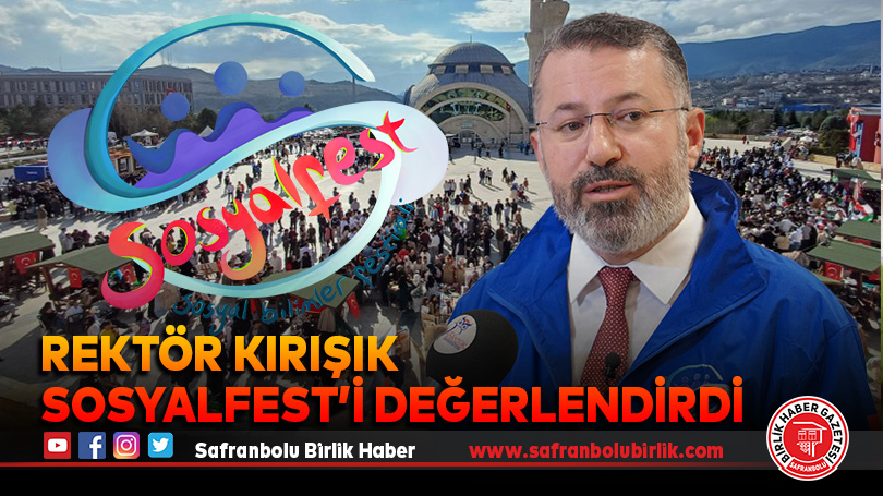 Rektör Kırışık Sosyalfest’i Değerlendirdi