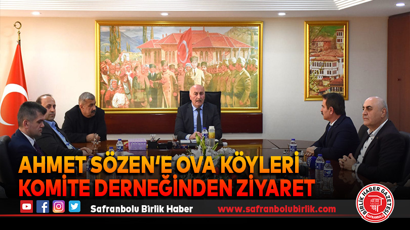 Sözen‘e Ova Köyleri Komite Derneğinden Ziyaret