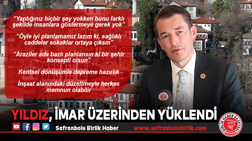 Yıldız imar üzerinden yüklendi