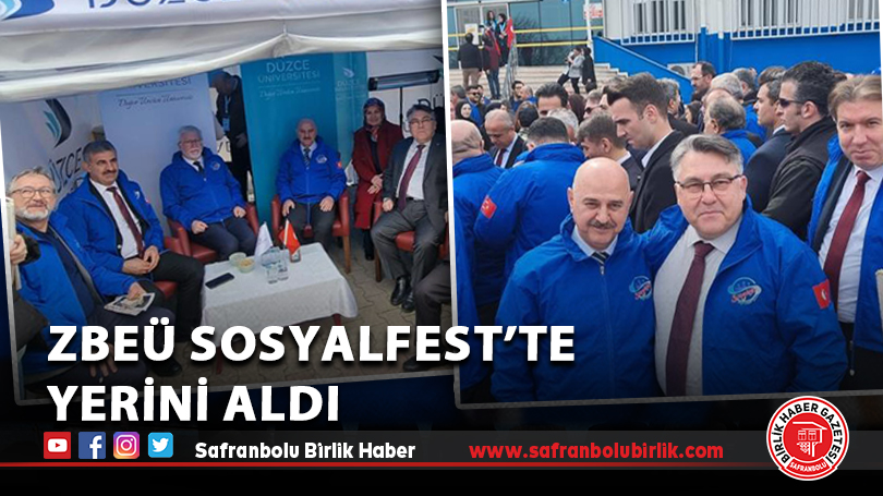 ZBEÜ Sosyalfest’te yerini aldı