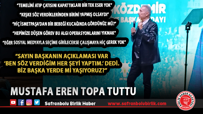 Mustafa Eren topa tuttu