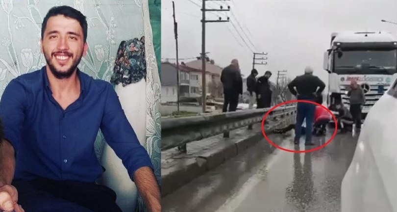 Tırın çarptığı 32 yaşındaki mekatronik mühendisi, hayatını kaybetti