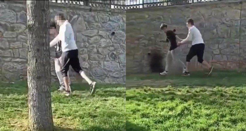 Akran zorbalığı , Yumruk atıp silah çekti