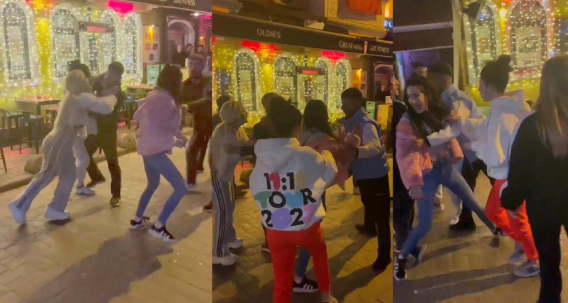 Sevgilisini başkasıyla yakalayan kadın ortalığı birbirine kattı