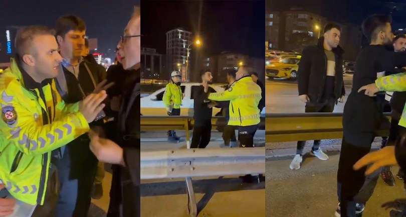 E-5 Karayolu’nda “makas” kazası