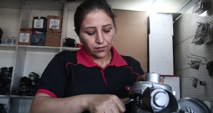 Ev hanımlığından sanayide ustalığa