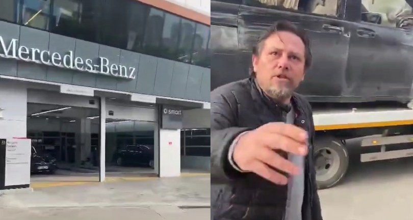 Yetkili servis aracı yaptırmak istemedi, mağdur vatandaş videoyla duruma sitem etti