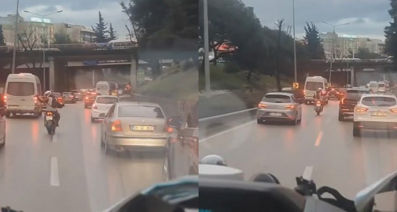 Motosiklet sürücüsü 112 ambulansı için fermuar sistemi yaptırdı