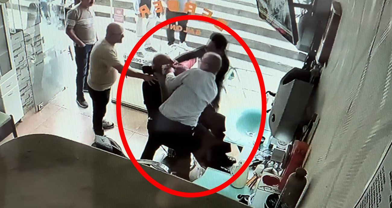 Ölümden kurtardığı müşterisinin tıraşını da tamamladı