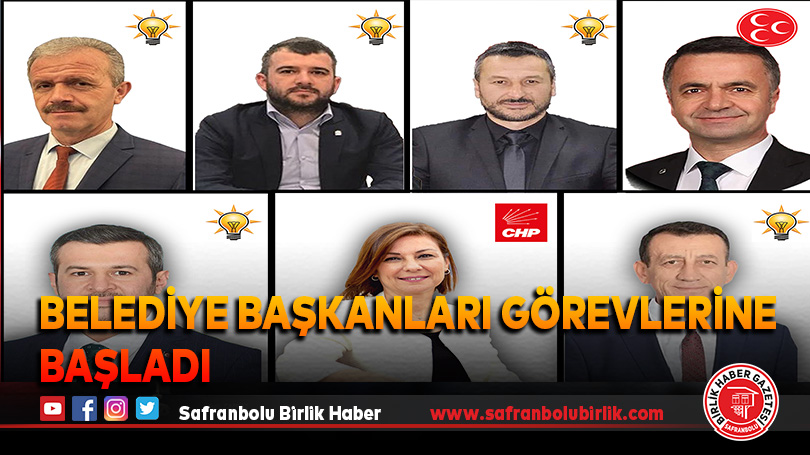 Belediye Başkanları Görevlerine başladı