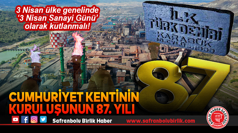 Cumhuriyet Kentinin Kuruluşunun 87. Yılı
