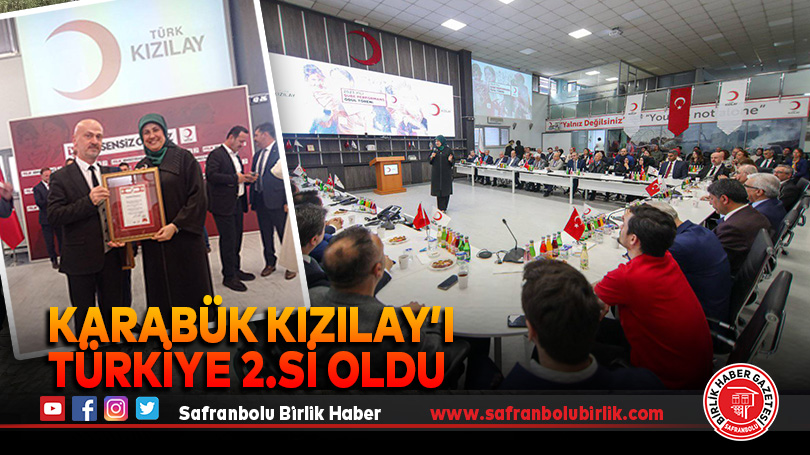 Karabük Kızılay’ı Türkiye 2.si Oldu