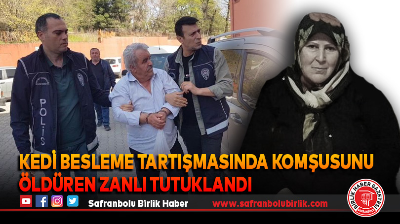 Kedi besleme tartışmasında komşusunu öldüren zanlı tutuklandı