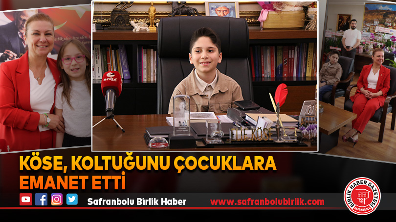 Köse, koltuğunu çocuklara emanet etti