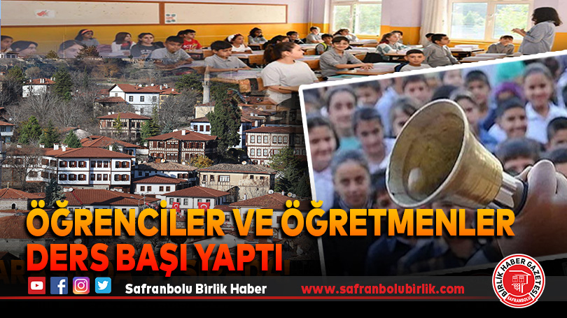 Öğrenciler ve Öğretmenler Ders Başı Yaptı