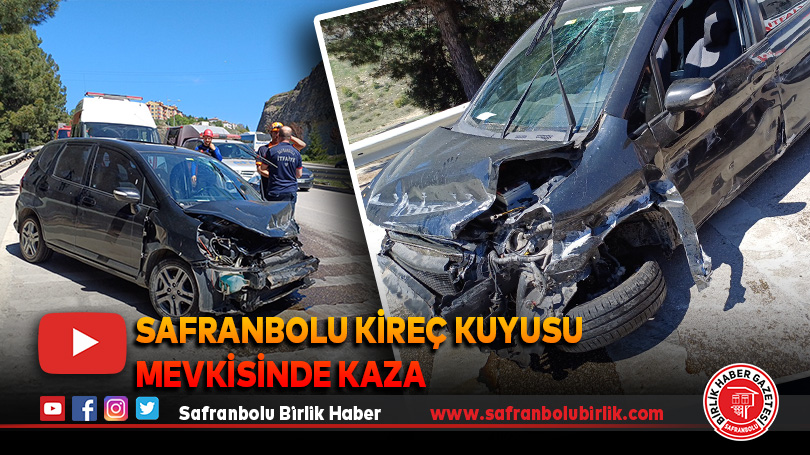 Safranbolu Kireç kuyusu mevkisinde kaza
