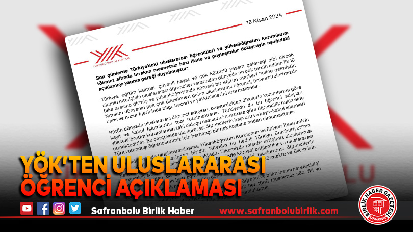 YÖK’ten uluslararası öğrenci açıklaması