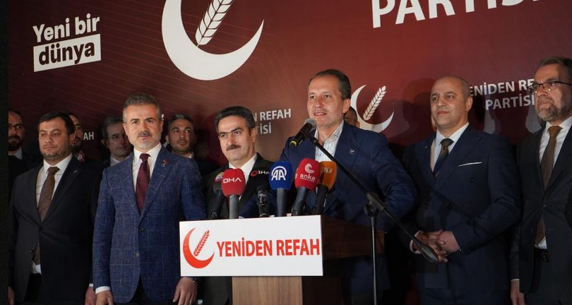 Yeniden Refah Partisi Genel Başkanı Erbakan: “Partimiz 31 Mart seçimlerinin tartışmasız yıldızı konumundadır”