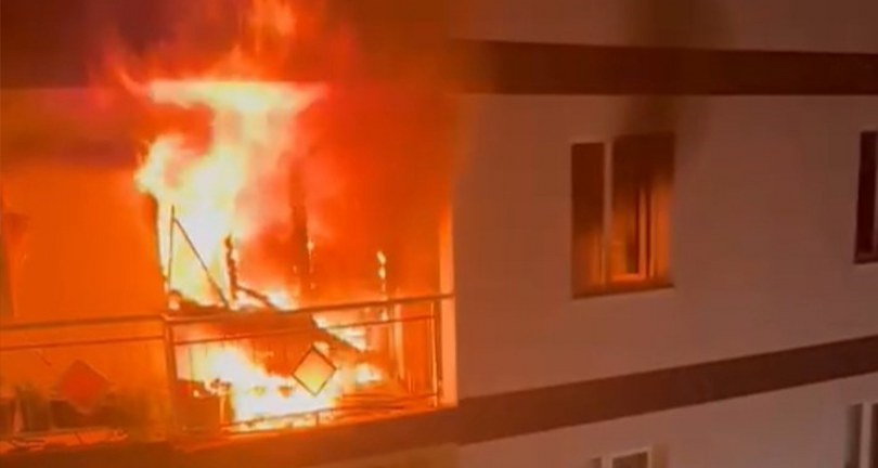 Yangında mahsur kalan babası için attığı çığlıklar yürek dağladı