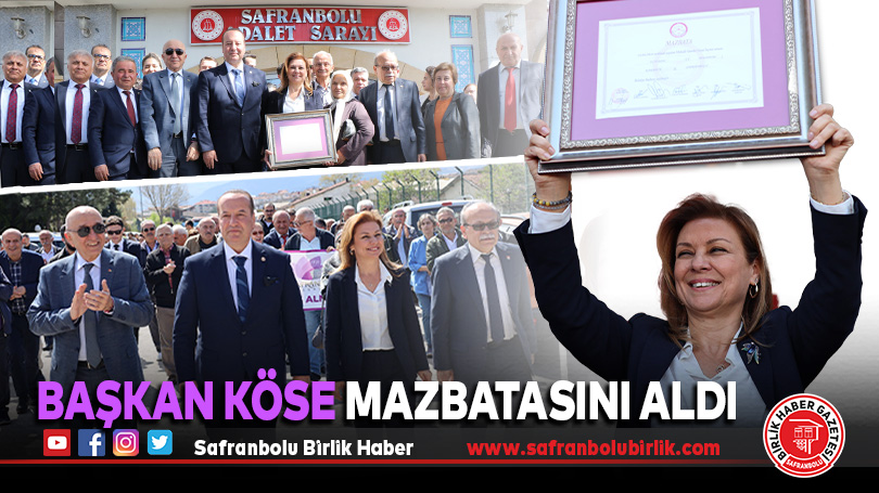 Başkan Köse Mazbatasını Aldı