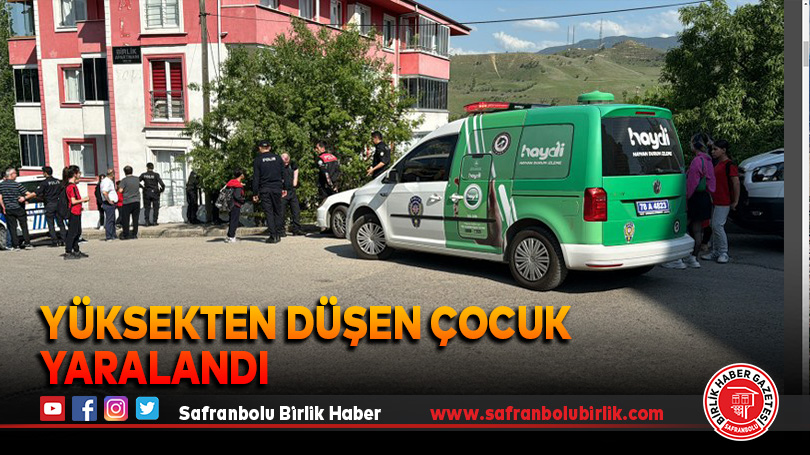 Yüksekten Düşen Çocuk Yaralandı