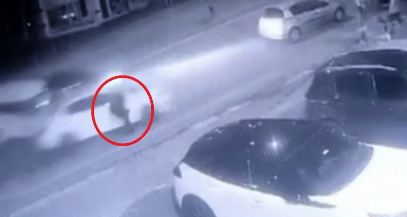 Akılalmaz kaza…Kıl payı böyle kurtuldu