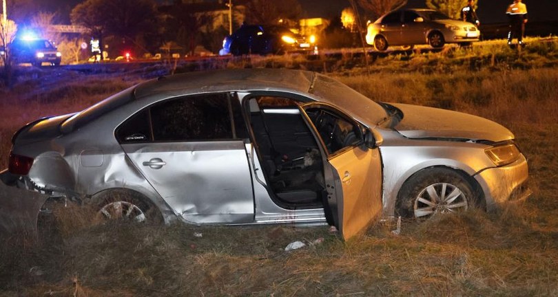 Solladığı otomobile çarptı: 1 ölü, 1 yaralı