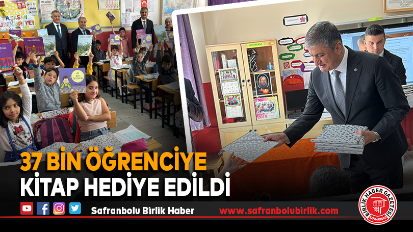 37 Bin Öğrenciye Kitap Hediye Edildi