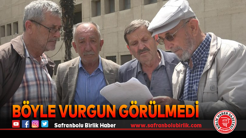 Böyle vurgun görülmedi