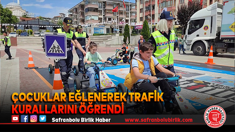 Çocuklar Eğlenerek Trafik Kurallarını Öğrendi