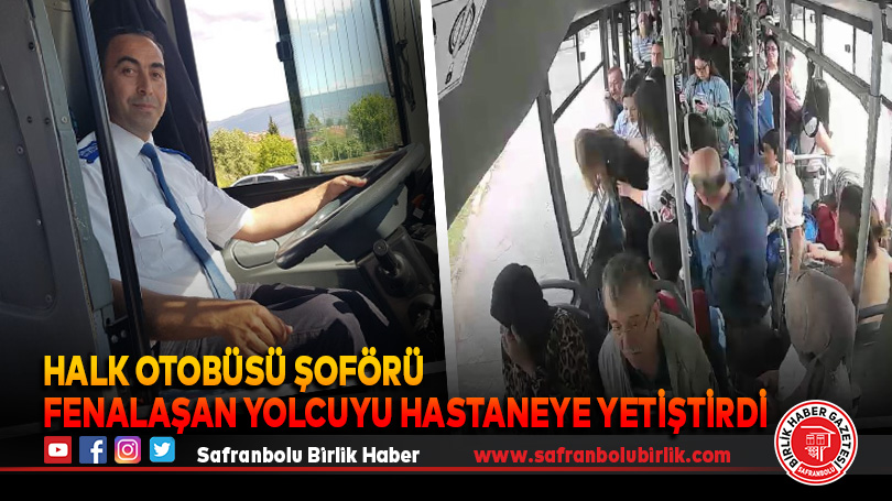 Safranbolu’da Şoför Şeker Komasına Giren Yolcuyu Kurtardı
