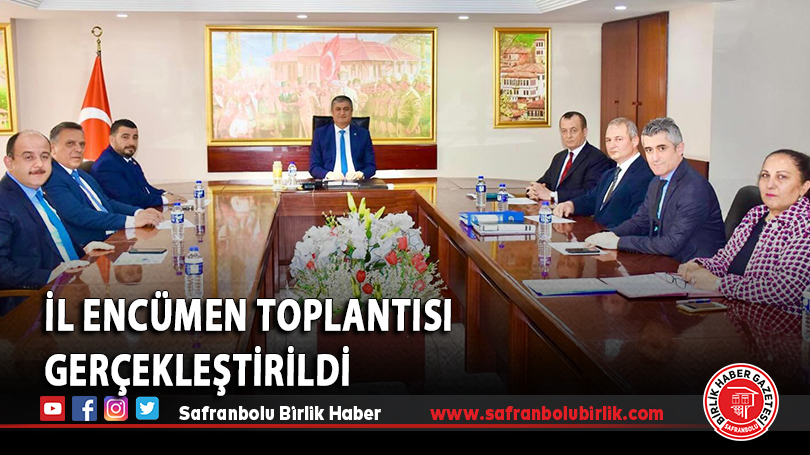 İl Encümen Toplantısı Gerçekleştirildi
