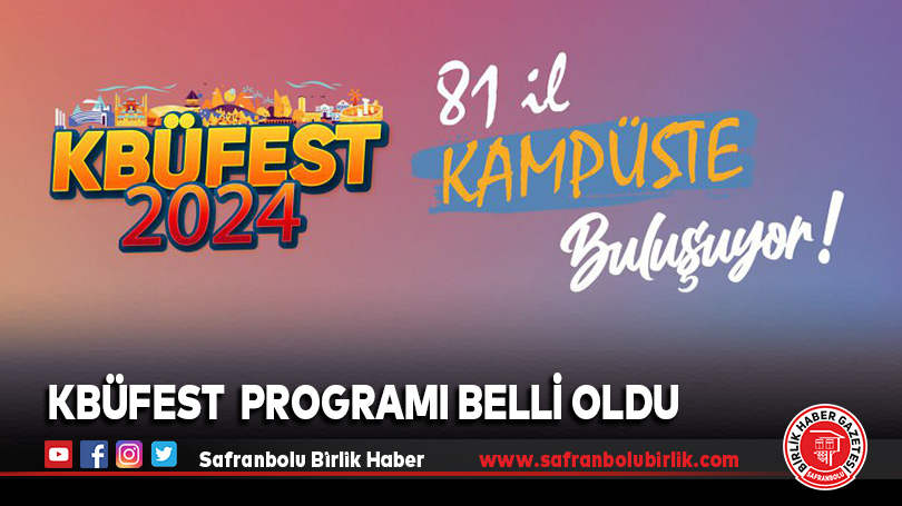 KBÜFEST  Programı Belli Oldu