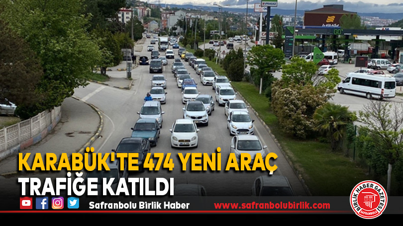 Karabük’te araç sayısı 75 bin’i aştı