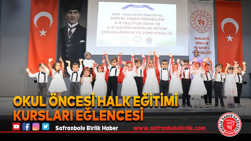 Okul Öncesi Halk Eğitimi Kursları Eğlencesi
